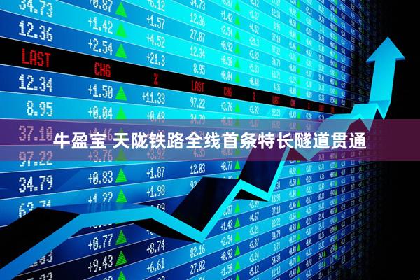 牛盈宝 天陇铁路全线首条特长隧道贯通
