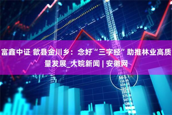 富鑫中证 歙县金川乡：念好“三字经”助推林业高质量发展_大皖新闻 | 安徽网