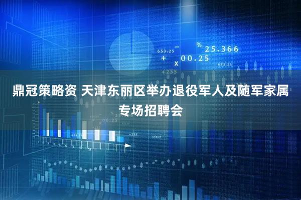 鼎冠策略资 天津东丽区举办退役军人及随军家属专场招聘会